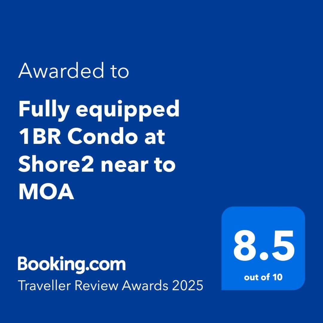 Fully Equipped 1Br Condo At Shore2 Near To Moa Manila Kültér fotó